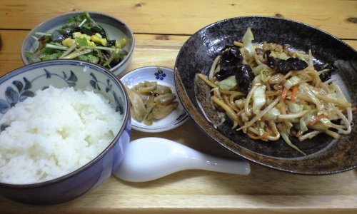 麺や菜工房 肉野菜炒め定食