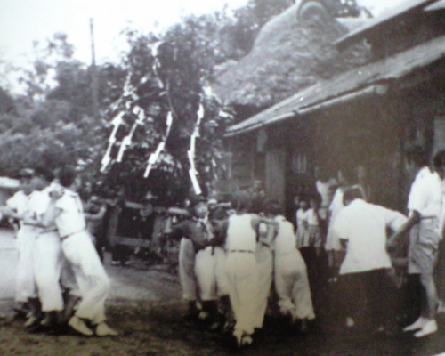 加村台の祭り、昭和30年