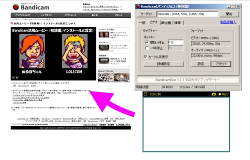 Bandicamの使い方